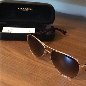 Coach Aviator Sunglasses
